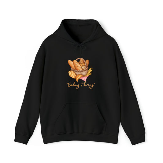 Baking Therapy Unleashed: Bake Away Stress Hoodie | Whisking Serenity Hoodies