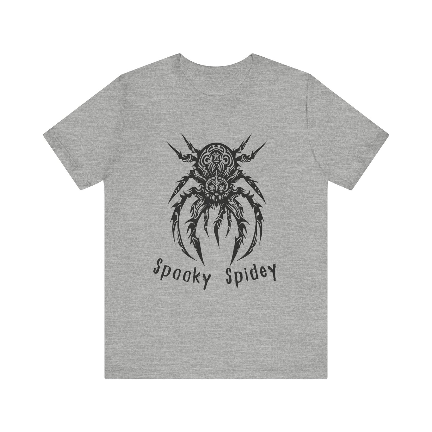 Foreboding Creepy Spider: Tribal Design T-Shirt | Halloween Vibes Tee