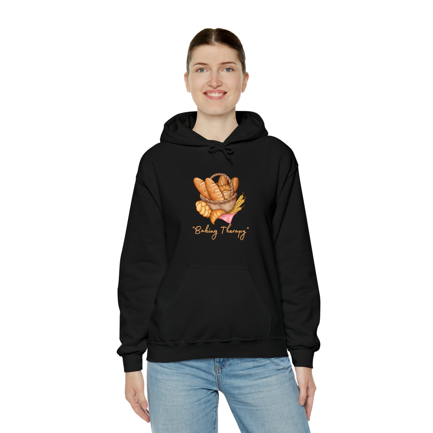 Baking Therapy Unleashed: Bake Away Stress Hoodie | Whisking Serenity Hoodies