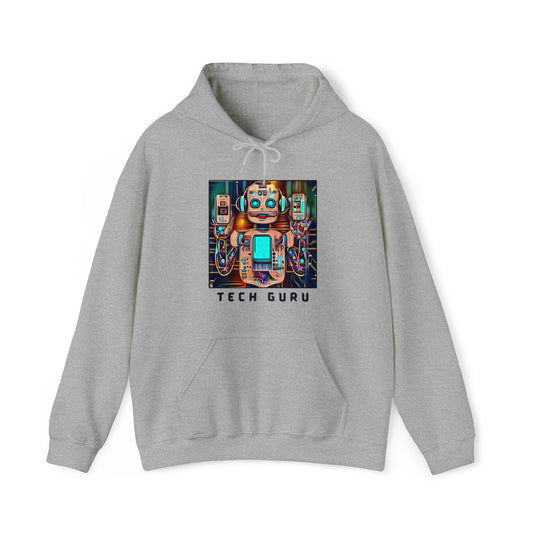 Digital Savvy: Tech Guru Unisex Hoodie | Electronics Enthusiast Hoodies