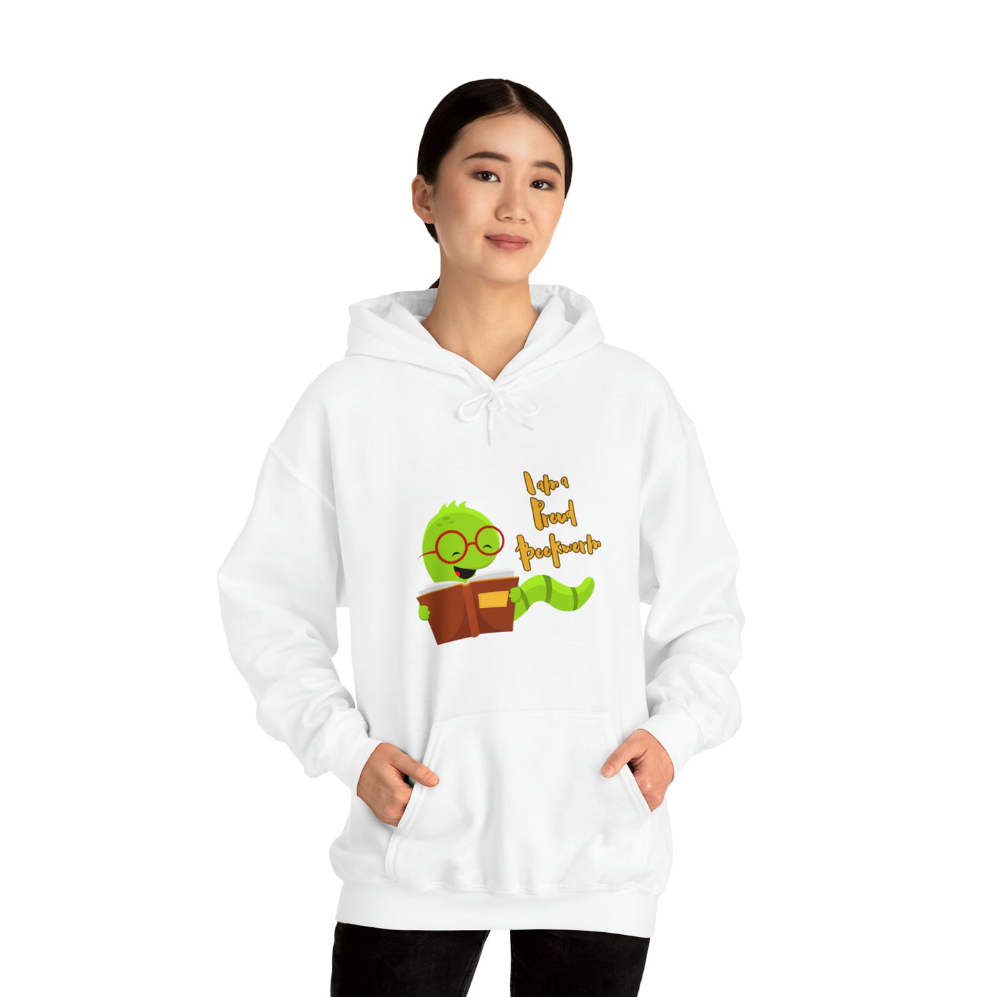 Literary Passion Unleashed: Bookworm & Proud Hoodie | Literary Passion Unleashed Unisex Hoodies