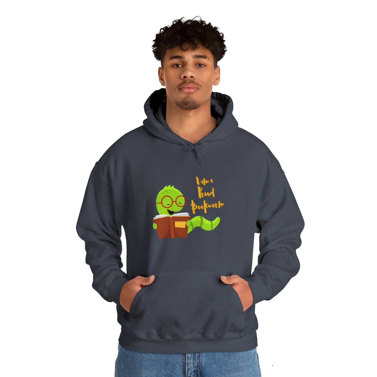 Literary Passion Unleashed: Bookworm & Proud Hoodie | Literary Passion Unleashed Unisex Hoodies