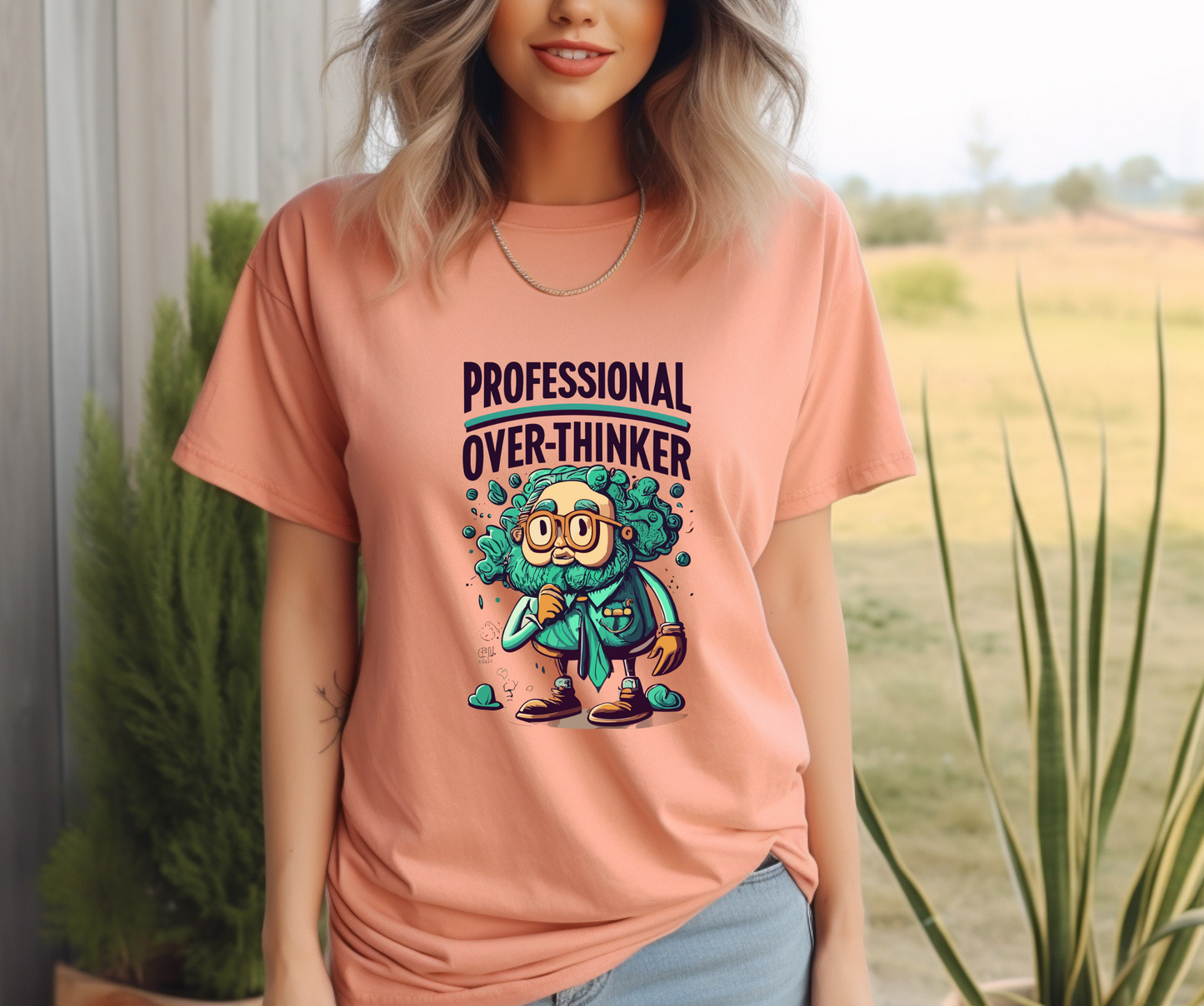 Professional Over-Thinker at Your Service: Grab This Tee Now! | Be Like No One(BLN1) T-Shirts